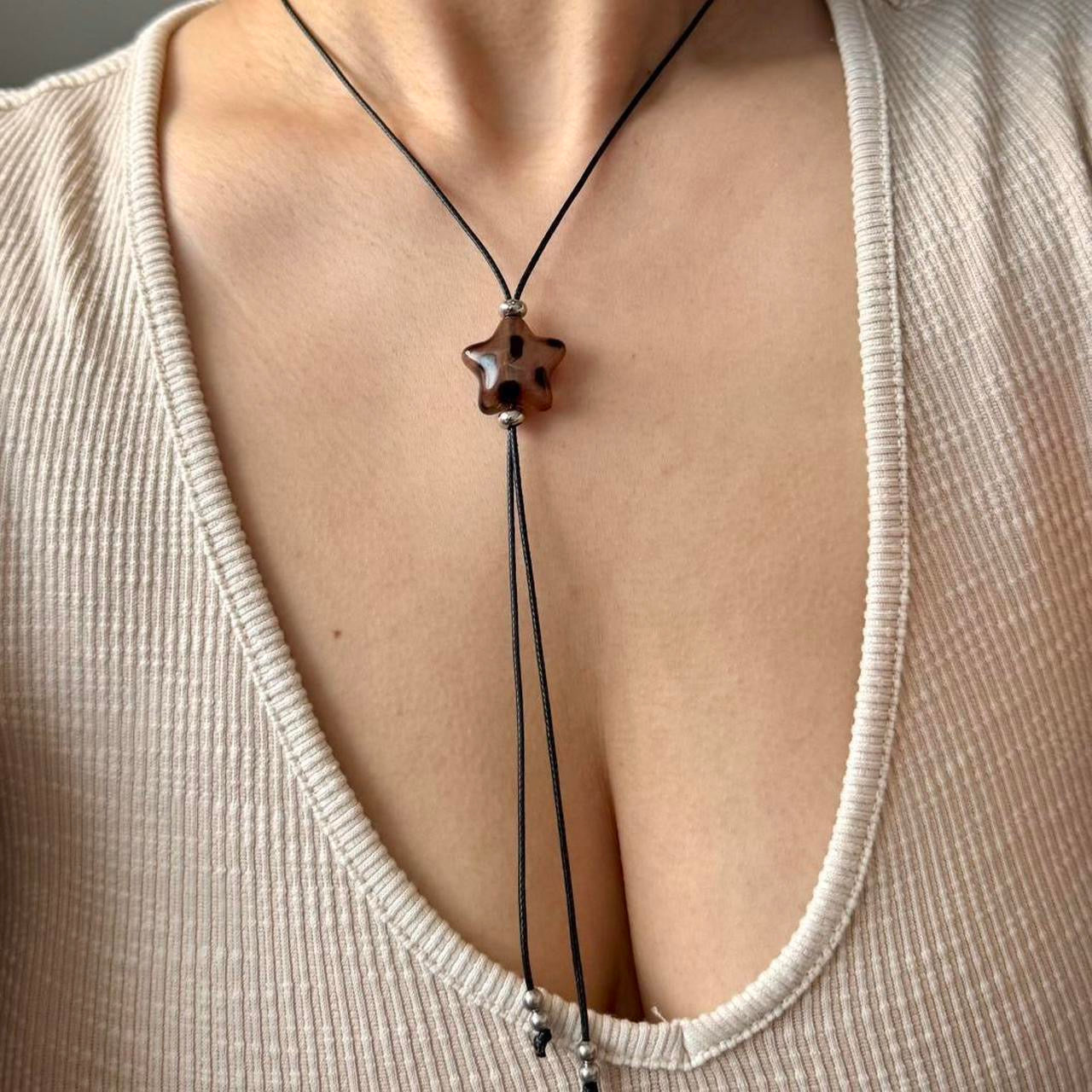 Star bolo necklace