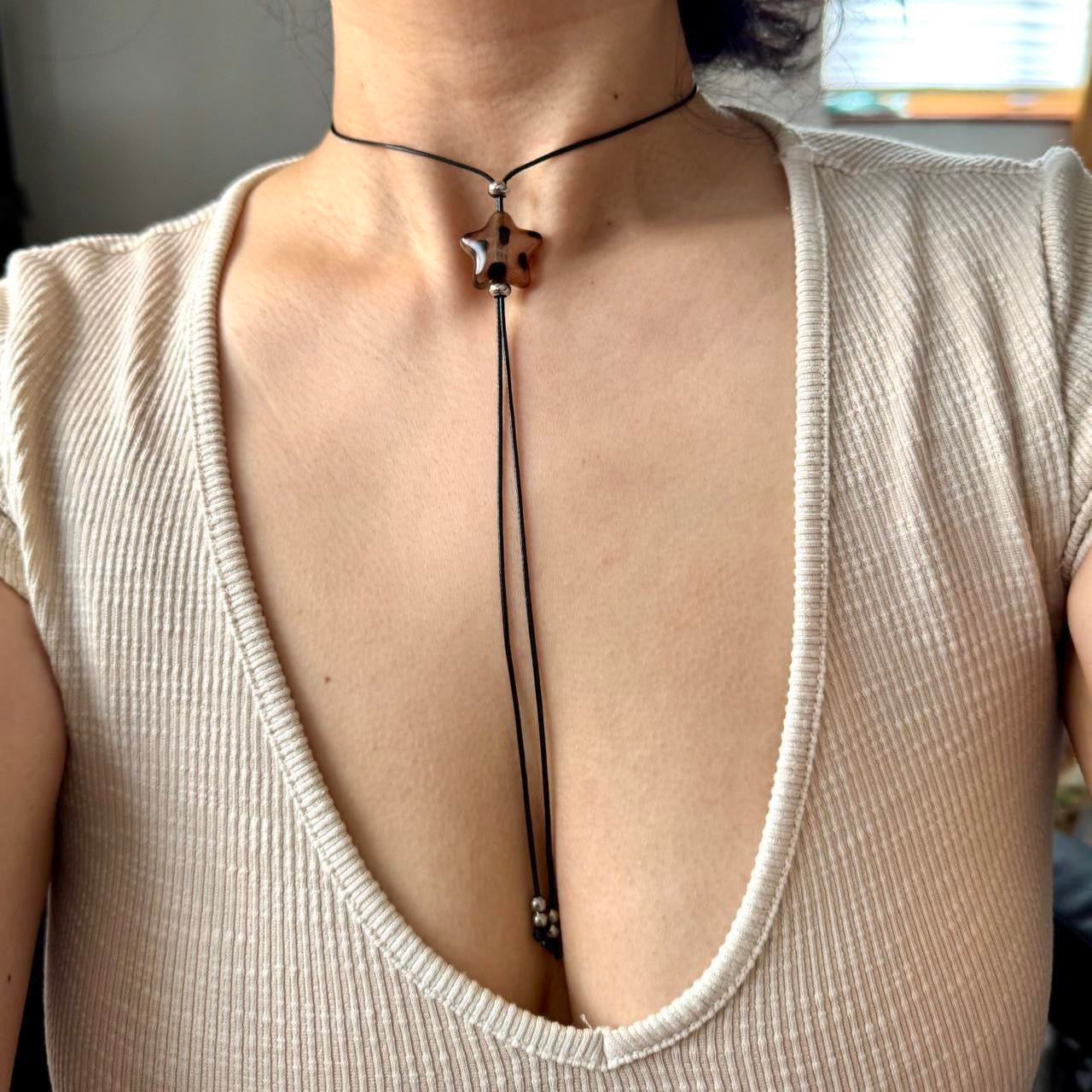 Star bolo necklace