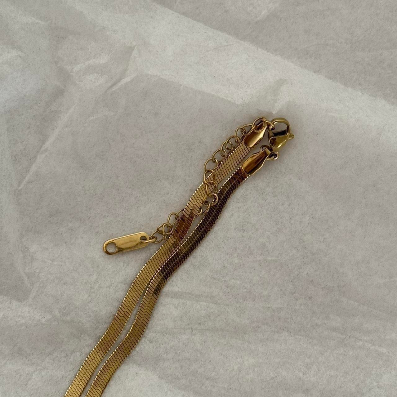 Coin necklace with Snake chain